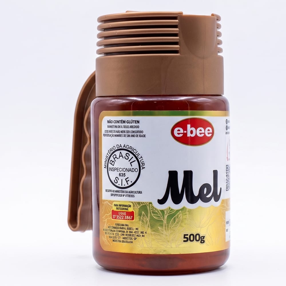 Imagem produto E-BEE MEL PURO JARRA frente